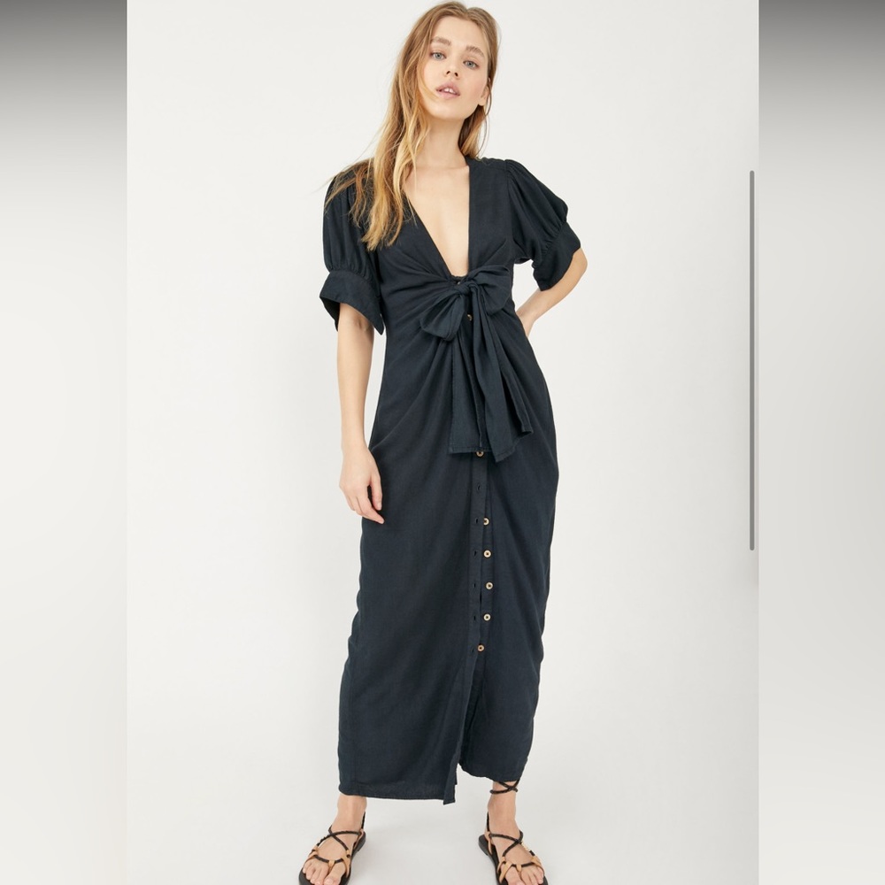4. NWOT FREE PEOPLE Vintage Summer Midi Dress
Size s